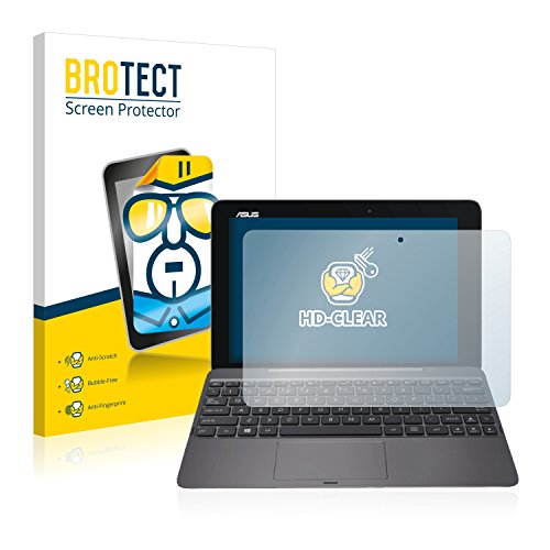 2x BROTECT HD-Clear Displayschutzfolie Asus Transformer Book T100H Schutzfolie Folie - Klar, Anti-Fingerprint