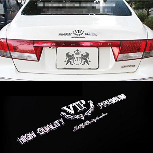 New VIP Car Special Edition Logo Emblems Hood Trunk Bonnet Emblem Decal Sticker (VIP Logo)
