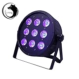 ange lebensdauer:Stimmen und Rhythmus gesteuerte LED Lichteffekt Bühnenbeleuchtung,mit einem integrierten Lüfter zur Wärmeableitung und einem Fernbedienung,lebensdauer ist über 10000h,ändern sich die Farben und Modi frei.