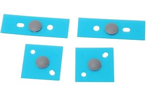 GOWENIC Laptop Foot Pads for Microsoft Surface Laptop 3 4 5, Laptop Bottom Case Feet Replacement Kit Anti Slip Foot Pads, Anti Slip Round Dot Accurate Size (Sliver)