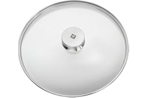 Zwilling 40990-928 - Tapa de acero inoxidable y vidrio, transparente, 28 cm