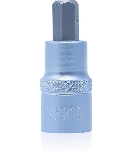 Schlagschrauber-Einsatz 10 Mm, 3/8" Antrieb – Aus Chrom-Vanadium-Stahl, 6-Kant, Für Schraubenschlüssel & Bohrmaschinen