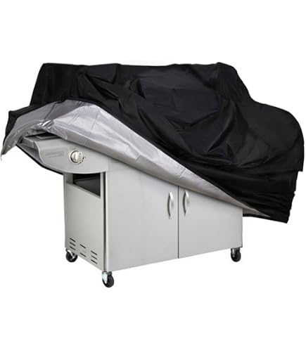 Outback Grillabdeckung Für 3-Brenner-Grills – Belüftet, Wetterfest, Mit Klettverschluss, Schwarz