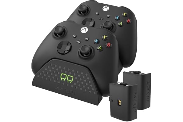 Venom Double station de chargement avec 2 batteries rechargeables - Noir (Xbox Series X & S/Xbox One)