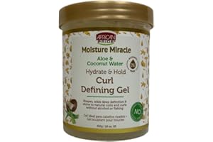 African Pride Moisture Miracle Aloe & Coconut Water Hydrate & Hold Curl Defining Gel 18oz