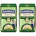 Daawat Biryani Basmati Rice| World S Longest Rice Grain Expands 24Mm* | Tasty, Non-Sticky & Rich Aroma |Naturally Aged|1 Kg.. (Pack of 2)