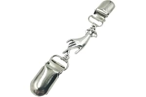 Mulitigy Kofta Clip Händer Klä upp för Kvinnors Kläder Tröja Clips med Kedja, Nylon, utan ädelsten
