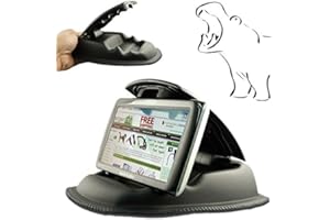 ChargerCity Hippo Series Universal GPS Friction Dashboard Mount for Garmin DriveSmart Drive Assist Luxe GPS 50 51 55 57LM 57LMT 57 58 58LM 60 61 2597 LMT GPS (Fits Tomtom Go Via XXL Start GPS Also)