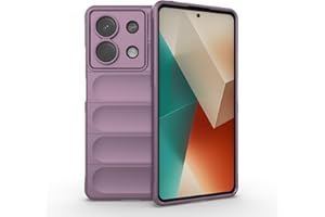 RankOne Airbag Funda de Silicona Líquida para Redmi Note 13 5G (6.67" Inches) - PúrPUra Claro