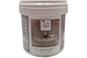 PROGAL COLORS BLATEM CHALK PAINT GREIGE 500mL PINTURA A LA TIZA BASE AGUA MANUALIDADES MUEBLES METALES
