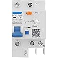 VOBOR Residual Current Circuit Breaker,DZ47LE-63 RCD Circuit Breaker for Earth Leakage,230V 63A 30mA DZ47LE-63 1P+N C63 RCCB