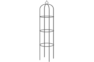 GARDEBRUK Deuba Tuteur de Jardin 200 cm Colonne rosiers Support pour Plantes grimpantes Ø 40 cm Obélisque de Jardin