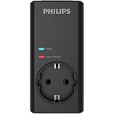 PHILIPS CHP7010B/10 1140 Joule Tekli Akım Korumalı Priz, Siyah