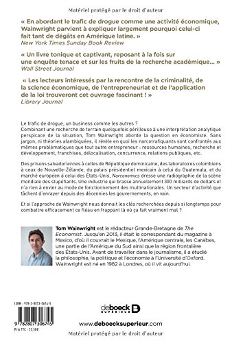 Couverture du livre de Narconomics : La drogue, un business comme les autres ?