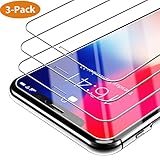 iPhone X Panzerglas [3 Stück] Syncwire - [Design Komplett zu Face ID Geschützt] HD Panzerglasfolie 9H Härte Displayschutzfolie für iPhone X / 10 (Bruchsicher, Blasenfrei, 3D-Touch, mit Hülle Verwendbar, Leicht Anzubringen)