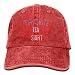 Produktbild Hipiyoled Favorite Tea Shirt Fashion Washed Denim Cotton Sport Outdr Baseball Hat Adjustable One Size Red 5Z767