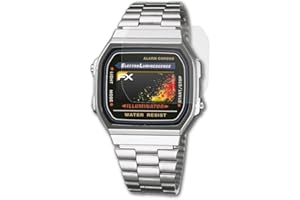 atFoliX Folia ochronna kompatybilny z Casio A168WA-1YES Folia ochronna na ekran, antyrefleksyjne i amortyzujace FX Folia (3X)