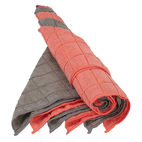 happy globe Panno Microfibra 38x38 cm | Set 7X Panno in Microfibra per Pulizia | Accessori Cucina Asciugamano Microfibra | Panno Microfibra Viso e Asciugatura