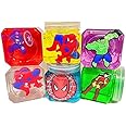 Giriraj Pack of 2 Non-Toxic Super Hero Designer Colorful Slime with Super Hero Toy Inside Every Bottle of Slime - DIY Magic Clay - Crystal Mud Putty Toy for Kids.