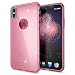 Produktbild NALIA Glitzer Hülle kompatibel mit iPhone X XS, Glitter Sparkle Handyhülle Slim Silikon Case Back-Cover Schutzhülle, Dünne Handy-Tasche Schale Bumper Bling Strass Smart-Phone Etui, Farbe:Pink