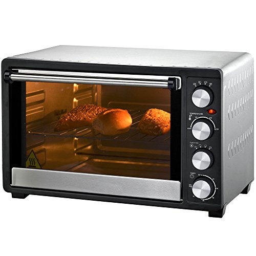 Syntrox Germany 30 Liter Mini Stand Backofen mit Umluft und Drehspieß Miniofen Minibackofen Pizzaofen - 3