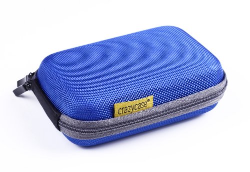 Set SDHC de CrazyCase avec   tui    coque rigide de couleur BLEU   carte m  moire SDHC 32 GB et batterie de rechange DMW-BCG13E   DMW-BCJ13E de haute performance compatible avec PANASONIC  Lumic DMC TZ41