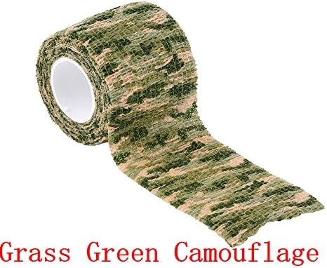 1 Rolls Self-adhesive Non-woven Bike Stickers Camouflage Wrap Rifle Hunting Shooting Cycling Tape Waterproof Camo Stealth Tape (4)
