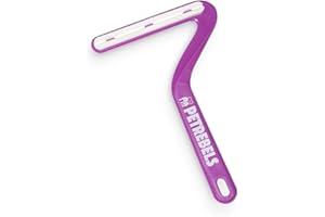 Petrebels Lucky 7 Brosse à poils de chat avec 2 côtés (lisse et grossier) pour meubles, canapé, canapé