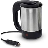 YEK Outdoor 12V Ara&ccedil; İ&ccedil;i Su Isıtıcı Kettle 500 ML Paslanmaz &Ccedil;elik