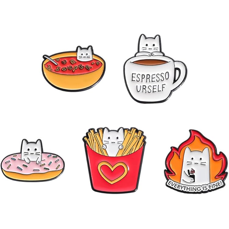 Cat Enamel Pin Black Cat Enamel Lapel Pin - Cute Cat Pin For Backpacks & Hats Bag Pins