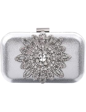 Kristall Sonnenblume Damentasche Clutch Tasche Abendtasche Umhängetasche Tasche