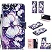 Produktbild Shinyzone Flip Leder Hülle Kompatibel mit Huawei P30 Pro,Klappbar Magnetverschluss Brieftasche Etui mit Kredit Karten Fach,Papillon Violet