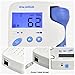 Popamazing Professional Prenatal Fetal Doppler LCD Screen Backlight Display Heart Sound Monitor