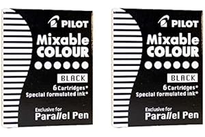 Pilot Wkład atramentowy Parallel Pen czarny zestaw 2 szt