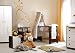 LUXURY BABY COT BRAND NEW WOODEN SAFARI GIRAFFE BED SAFETY MATTRESS