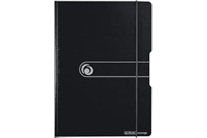 HERLITZ Teczka A4 z przyciskiem, easy orga, czarna