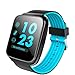 Produktbild XHZNDZ Bluetooth Smart Watch mit Kamera Touchscreen Smartwatch entsperrt Handy Uhr Smart Armbanduhr Sport Fitness Tracker für Android Handys IOS iPhone 7 7s Plus 6s (Farbe : Blau)