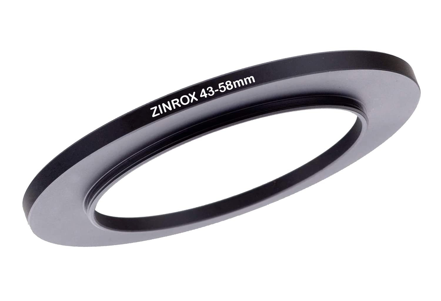 ZINROX® 43-58mm Step Up Lens Filter Adapter Ring, Set of 1 Piece - Size : 43mm to 58mm Stepping Ring