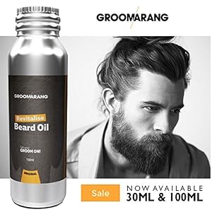 Groomarang Revitalise Beard Oil 30ml | Moisturiser & Conditioner For Soft Bearded Hair | 100% Natural, Organic & Vegan - Image 2