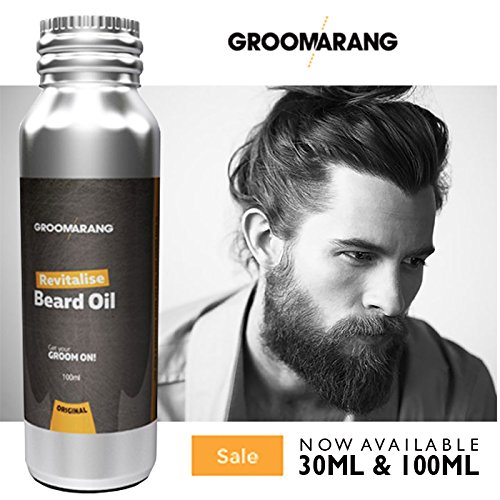 Groomarang Revitalise Beard Oil 30ml | Moisturiser & Conditioner For Soft Bearded Hair | 100% Natural, Organic & Vegan - Image 3