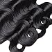 JiSheng 8A Silky Brazilian Body Wave Virgin Hair Weave 3 Bundles Human Hair Extensions Natural Color Remy Hair Weft Mixed Length 300g/lot (20" 22" 22")