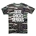 Produktbild Dixie Chicks Serious Komisch Tarnung Herren T-Shirt Camo Small