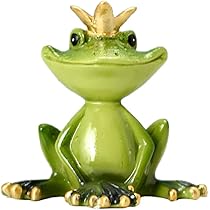 Figurine - SANAG - Grenouille - Résine - 18x21 Cm - Décoration Intérieure Et Extérieure