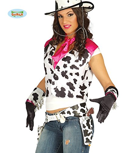 Preisvergleich Produktbild Kuh Holster mit zwei Pistolen für Cowgirls