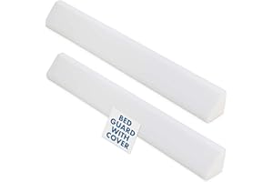 Proheeder Bed Guard for Single, Cot or Toddler Bed - 100cm Foam Bumper for Safety of Babies, Toddlers - Alternative to Rail - with Removable and Washable Cover Made in Portugal (2 Bed Bumpers Pack)