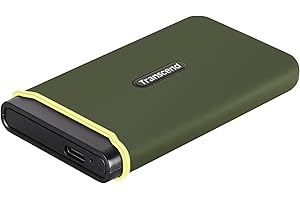 ‎TRANSCEND Transcend 1TB ESD380C Portable SSD - USB 3.2 Gen 2x2 (20Gbps) Typ-C externe SSD, Aluminium-Schockgehäuse, für 4K Videobearbeitung/Gaming/PC/Mac, 5 Jahre Garantie - TS1TESD380C