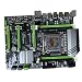 Produktbild Meiqqm X79 Mainboard, X79 Turbo Moederbord LGA2011 ATX USB 3.0 SATA3 PCI-E NVME M.2 SSD ondersteuning REG ECC Geheugen en Xeon E5 Prozessor