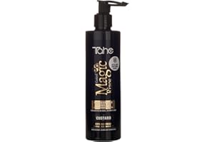 Tahe Magic Rizos Crema capilar de fijación fuerte antiencrespamiento Custards ideal para cabello teñido (300 ml)