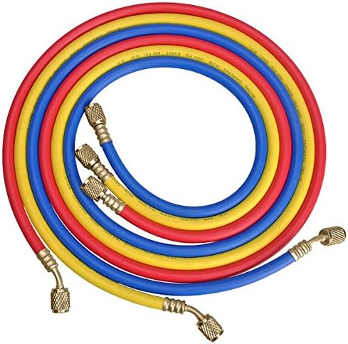 ACTECMAX REFRIGERANT REFRIGERATION CHARGING HOSE SET 5000MM 5000SET