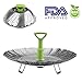 Produktbild punda Dünsteinsatz Edelstahl Kitchen Dämpfeinsatz für Koch-Töpfe von 14cm - 23cm stufenlos Verstellbarer Dampfgarer Zum Gemüsedämpfer BPA-Frei rostfrei Geeignet für Baby-Nahrung (14cm - 23cm)